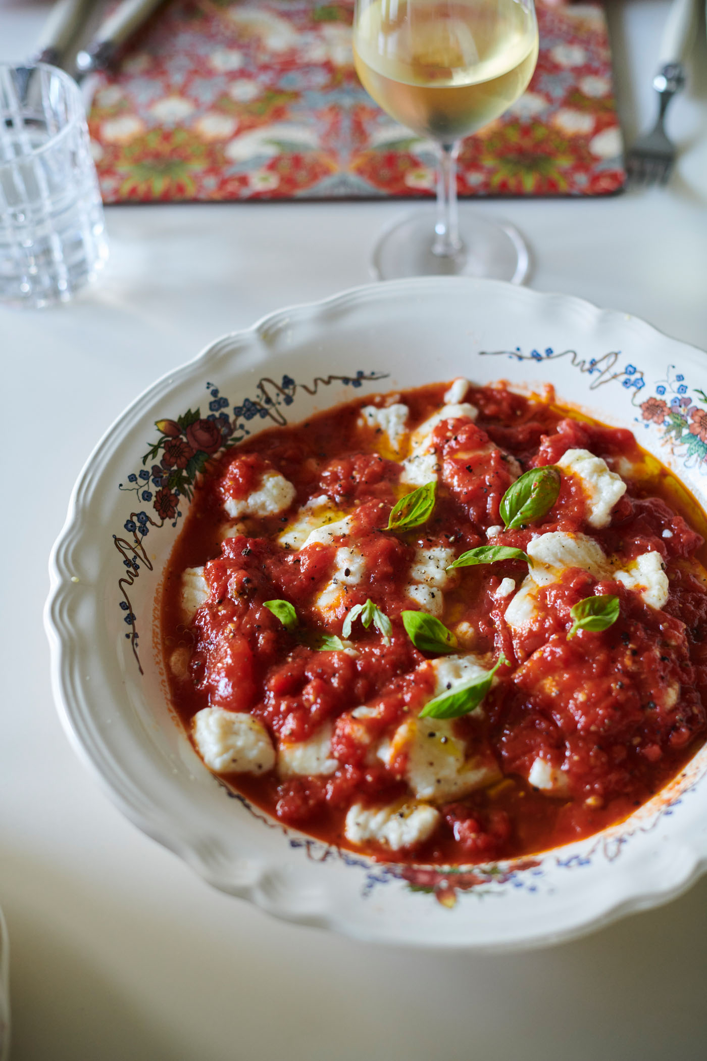 Ricotta Gnocchi with Tomato Sauce